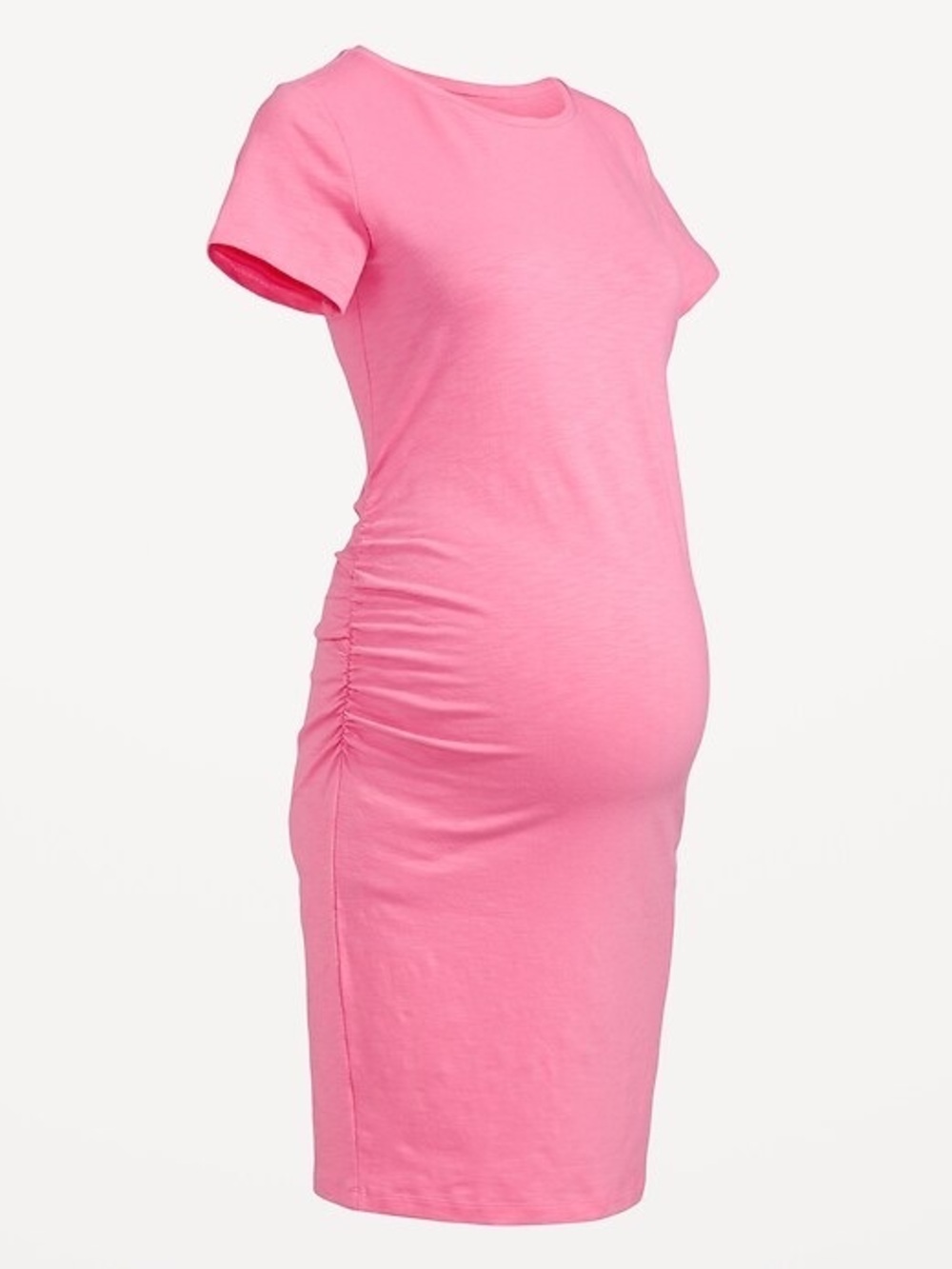 Old Navy Pink Maternity T-Shirt Dress